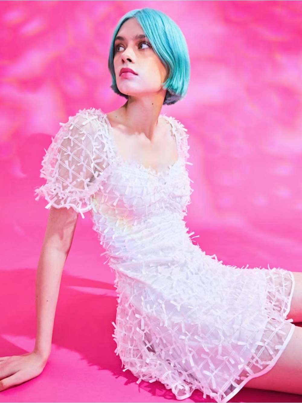 Urban Outfitters x Betsy Johnson Bow Mini Dress
